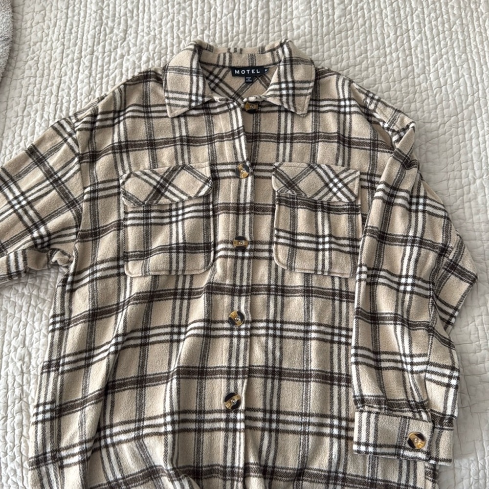 Cozy Flannel Top/Jacket